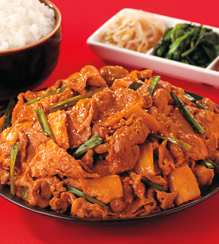 夏本番!! スタミナたっぷり豚キムチ 大盛り