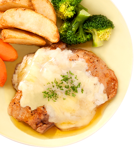 カナダポークのメープルチーズ焼き