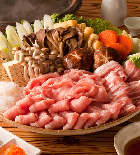 カナダポークの「豚肉3種鍋」