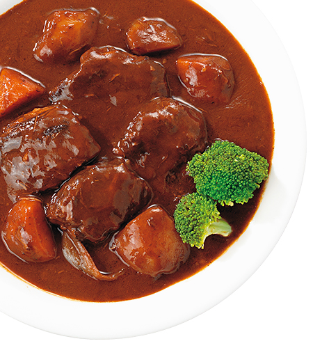 お肉ごろごろビーフシチュー